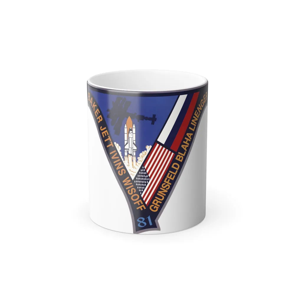 STS 81 Patch NASA - Color Changing Mug 11oz-11oz-Go Mug Yourself