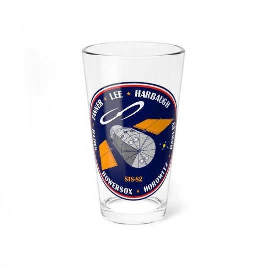 STS 82 (NASA) Pint Glass 16oz 16oz - Go Mug Yourself
