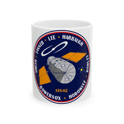 STS 82 (NASA) White Coffee Mug-11oz-Go Mug Yourself