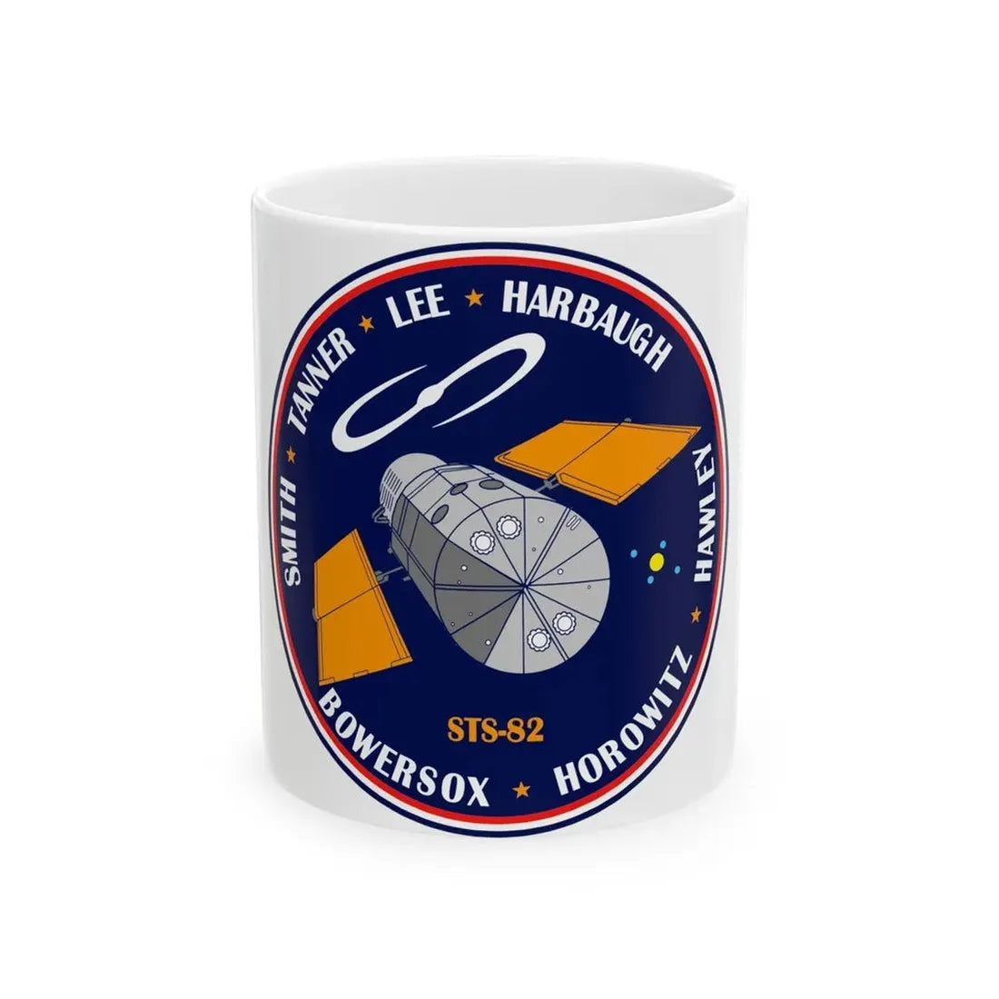 STS 82 (NASA) White Coffee Mug 11oz - Go Mug Yourself