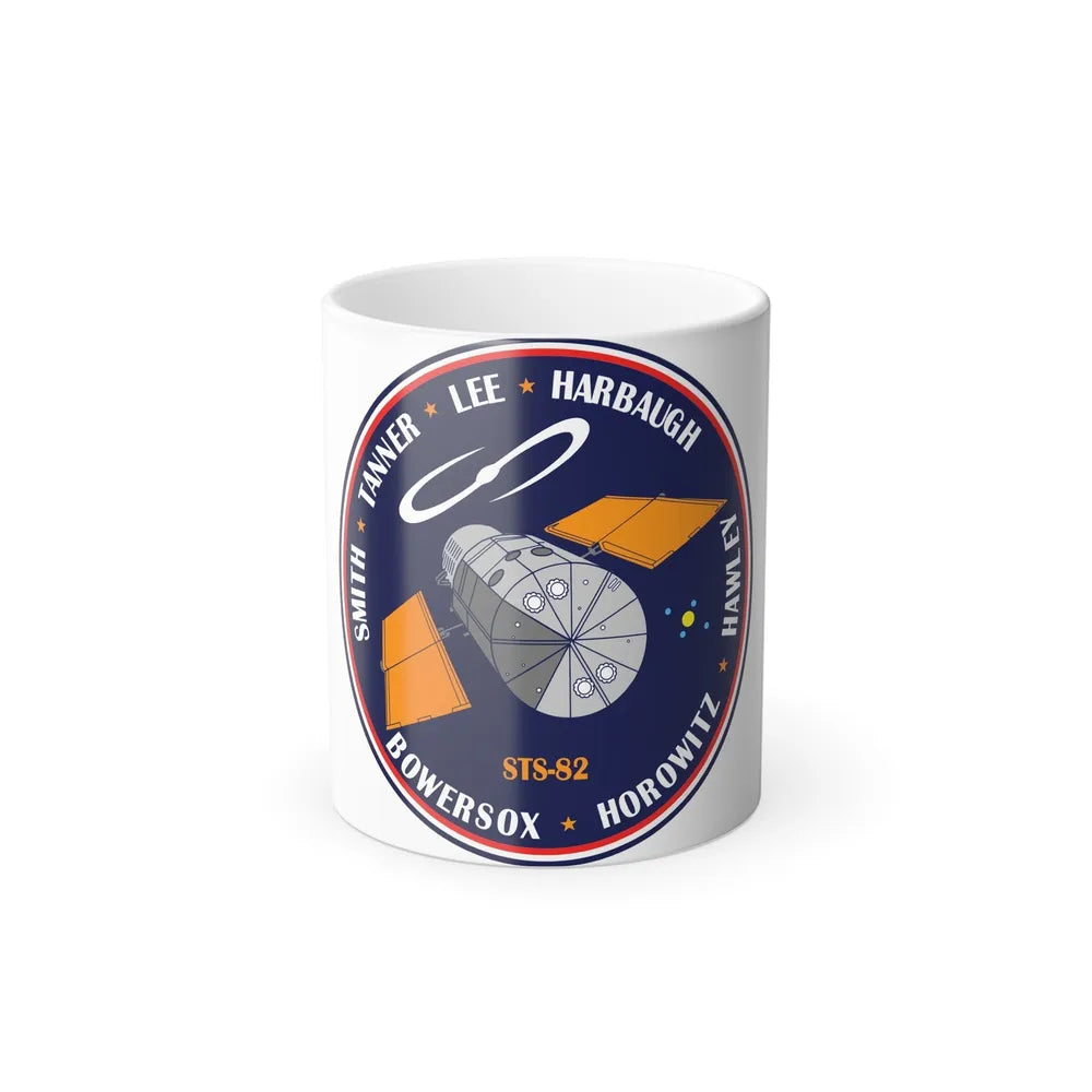 STS 82 Patch NASA - Color Changing Mug 11oz-11oz-Go Mug Yourself