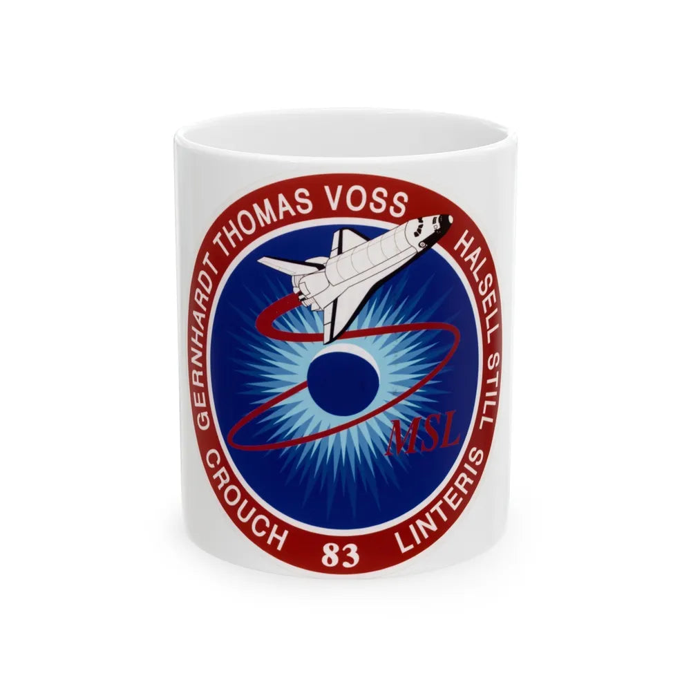 STS 83 (NASA) White Coffee Mug-11oz-Go Mug Yourself