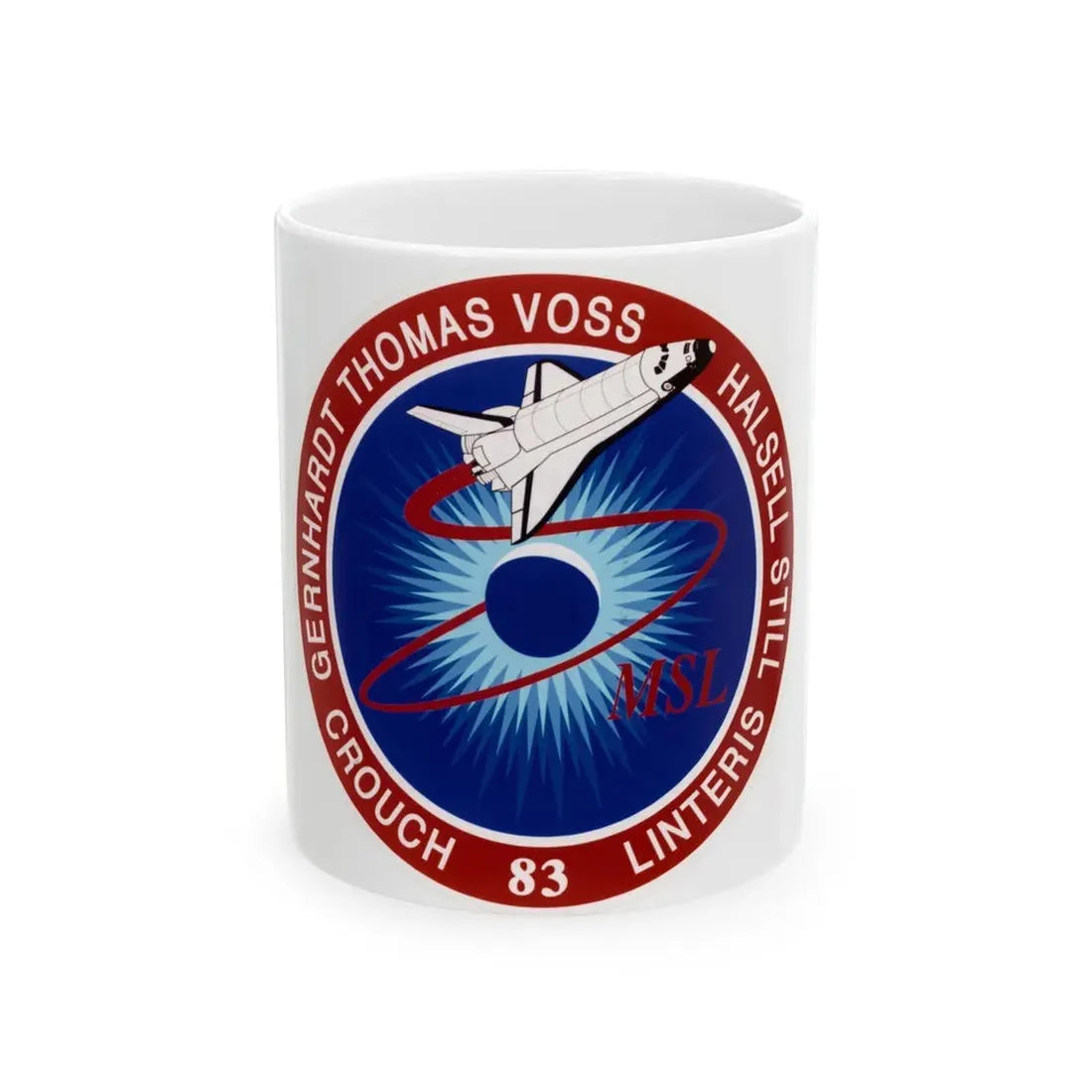 STS 83 (NASA) White Coffee Mug 11oz - Go Mug Yourself