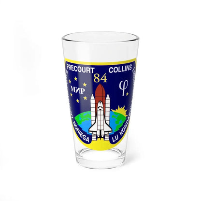 STS 84 (NASA) Pint Glass 16oz 16oz - Go Mug Yourself