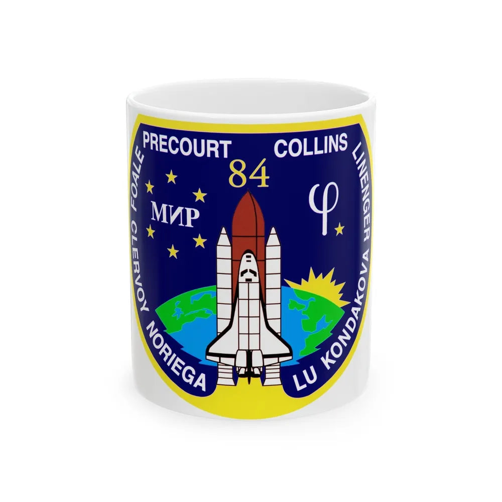 STS 84 (NASA) White Coffee Mug-11oz-Go Mug Yourself