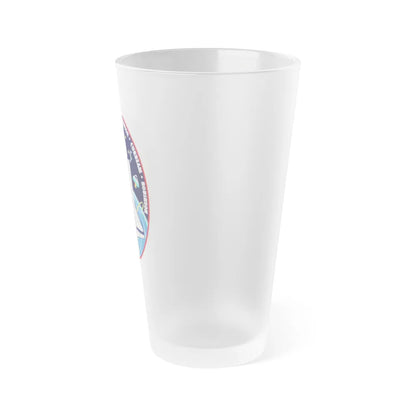 STS 85 (NASA) Frosted Pint Glass 16oz-Go Mug Yourself