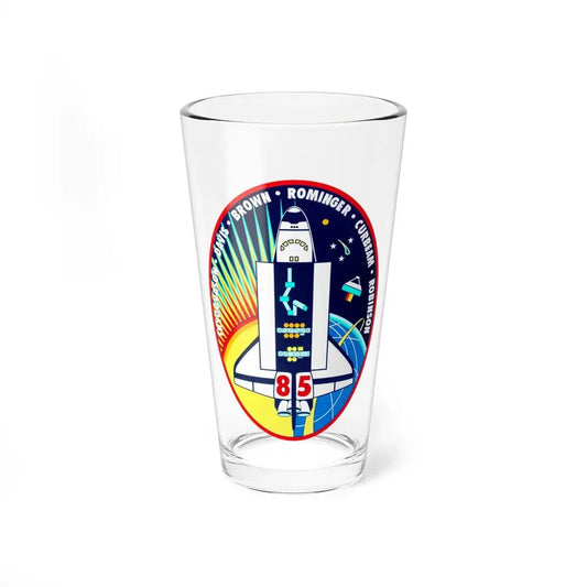 STS 85 (NASA) Pint Glass 16oz 16oz - Go Mug Yourself
