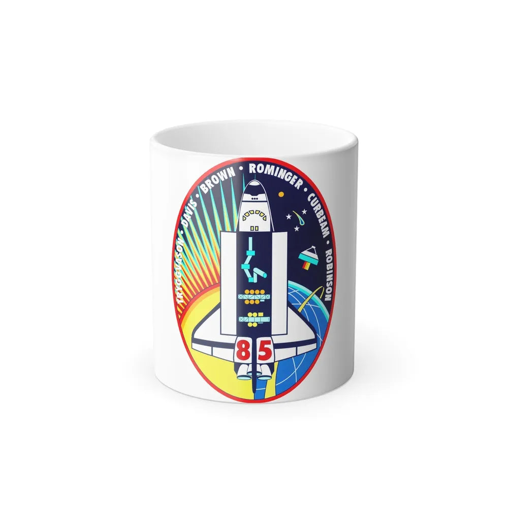 STS 85 Patch NASA - Color Changing Mug 11oz-11oz-Go Mug Yourself