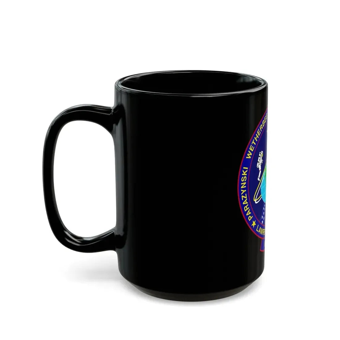 STS 86 (NASA) Black Coffee Mug - Go Mug Yourself