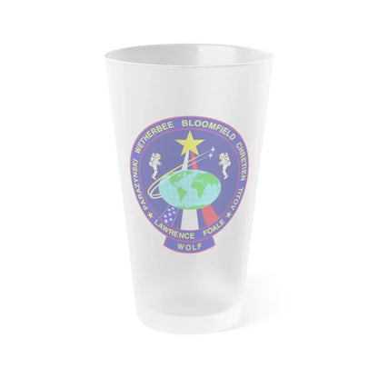STS 86 (NASA) Frosted Pint Glass 16oz Default Title - Go Mug Yourself