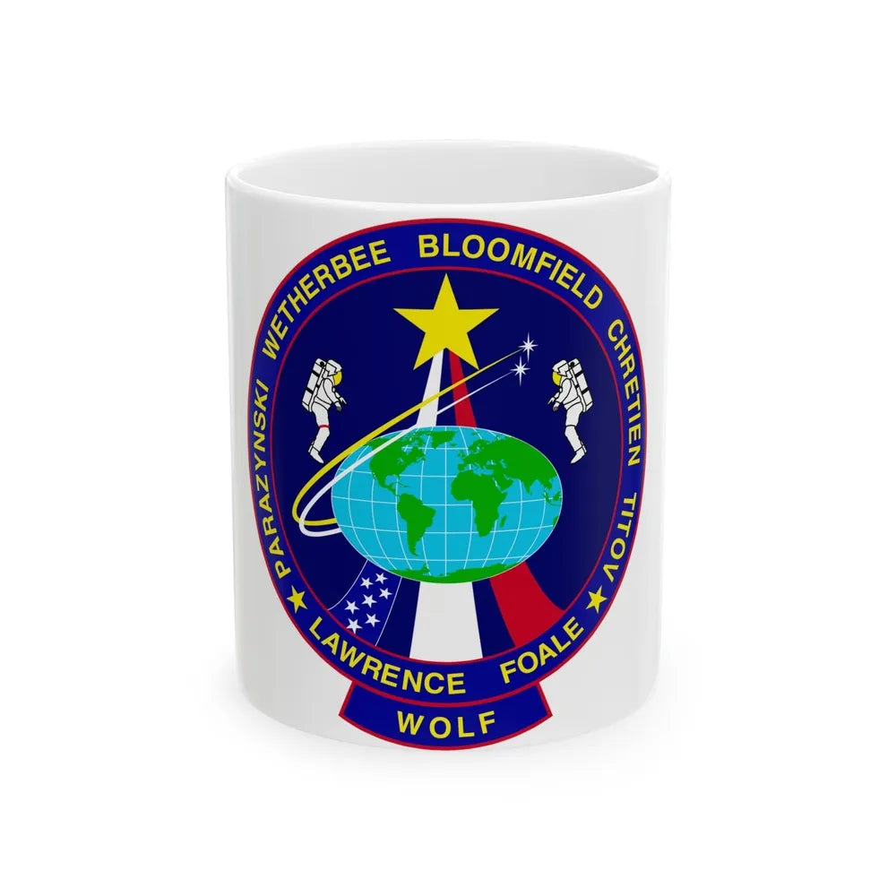 STS 86 (NASA) White Coffee Mug-11oz-Go Mug Yourself