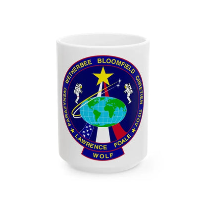 STS 86 (NASA) White Coffee Mug 15oz - Go Mug Yourself