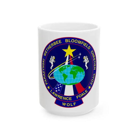 STS 86 (NASA) White Coffee Mug 15oz - Go Mug Yourself