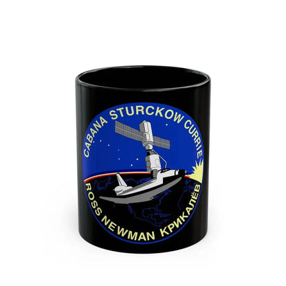 STS 88 (NASA) Black Coffee Mug 11oz - Go Mug Yourself