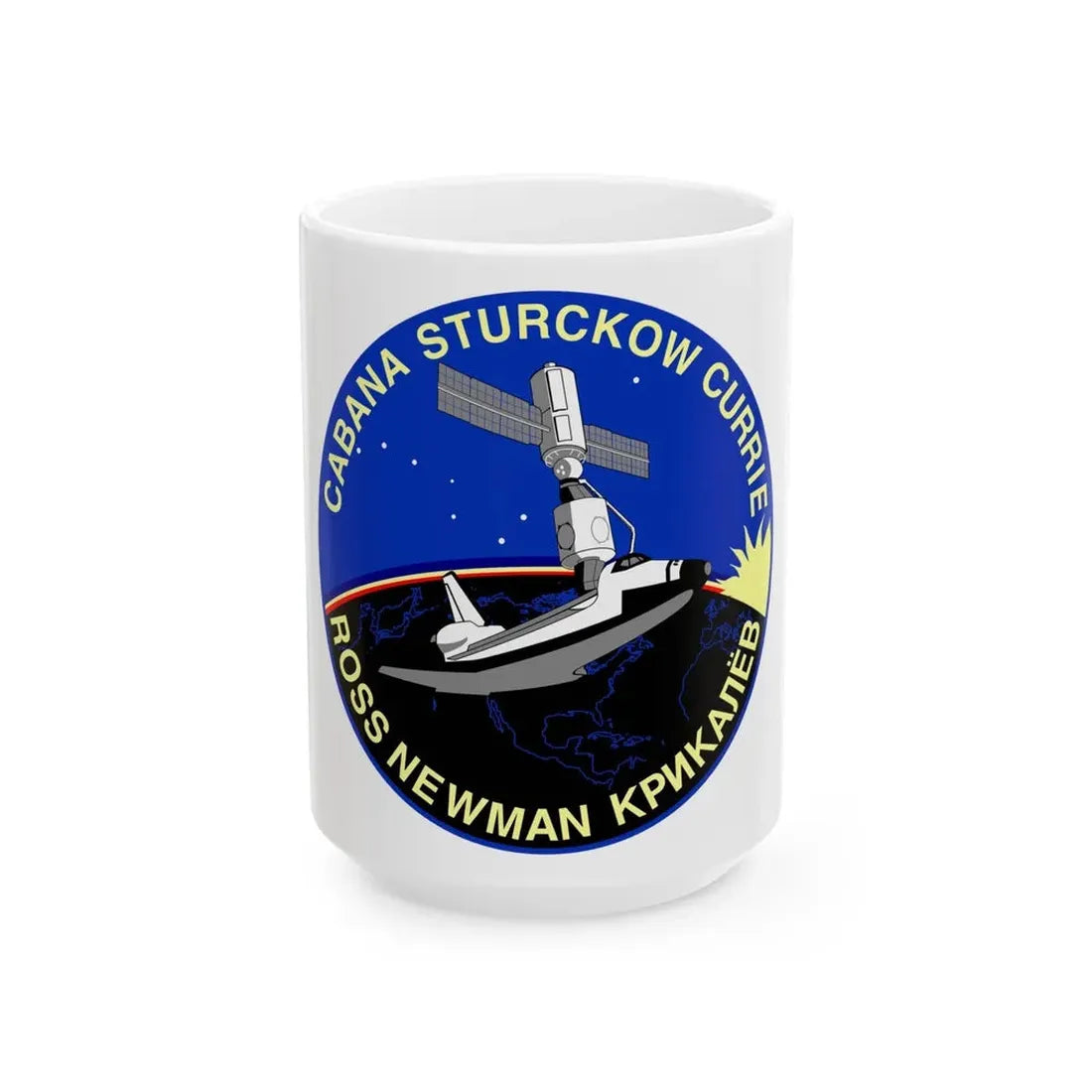 STS 88 (NASA) White Coffee Mug 15oz - Go Mug Yourself