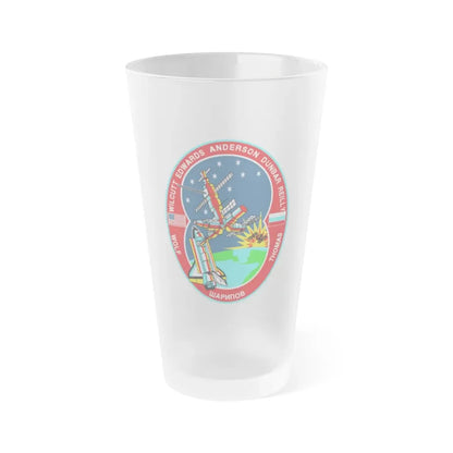 STS 89 (NASA) Frosted Pint Glass 16oz Default Title - Go Mug Yourself