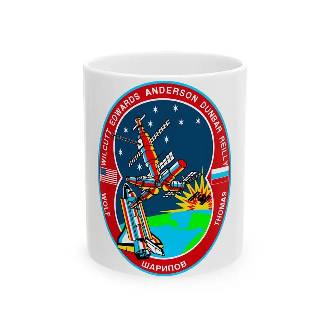 STS 89 (NASA) White Coffee Mug 11oz - Go Mug Yourself