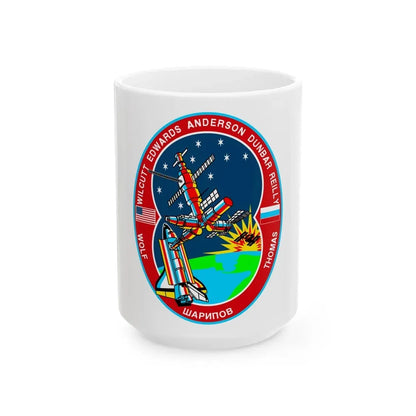 STS 89 (NASA) White Coffee Mug 15oz - Go Mug Yourself