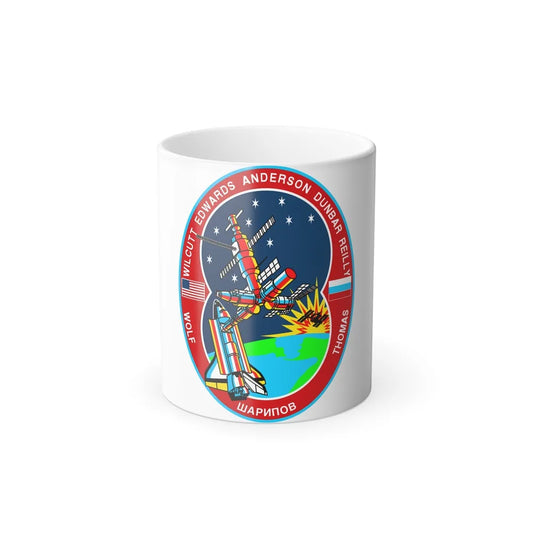 STS 89 Patch NASA - Color Changing Mug 11oz-11oz-Go Mug Yourself