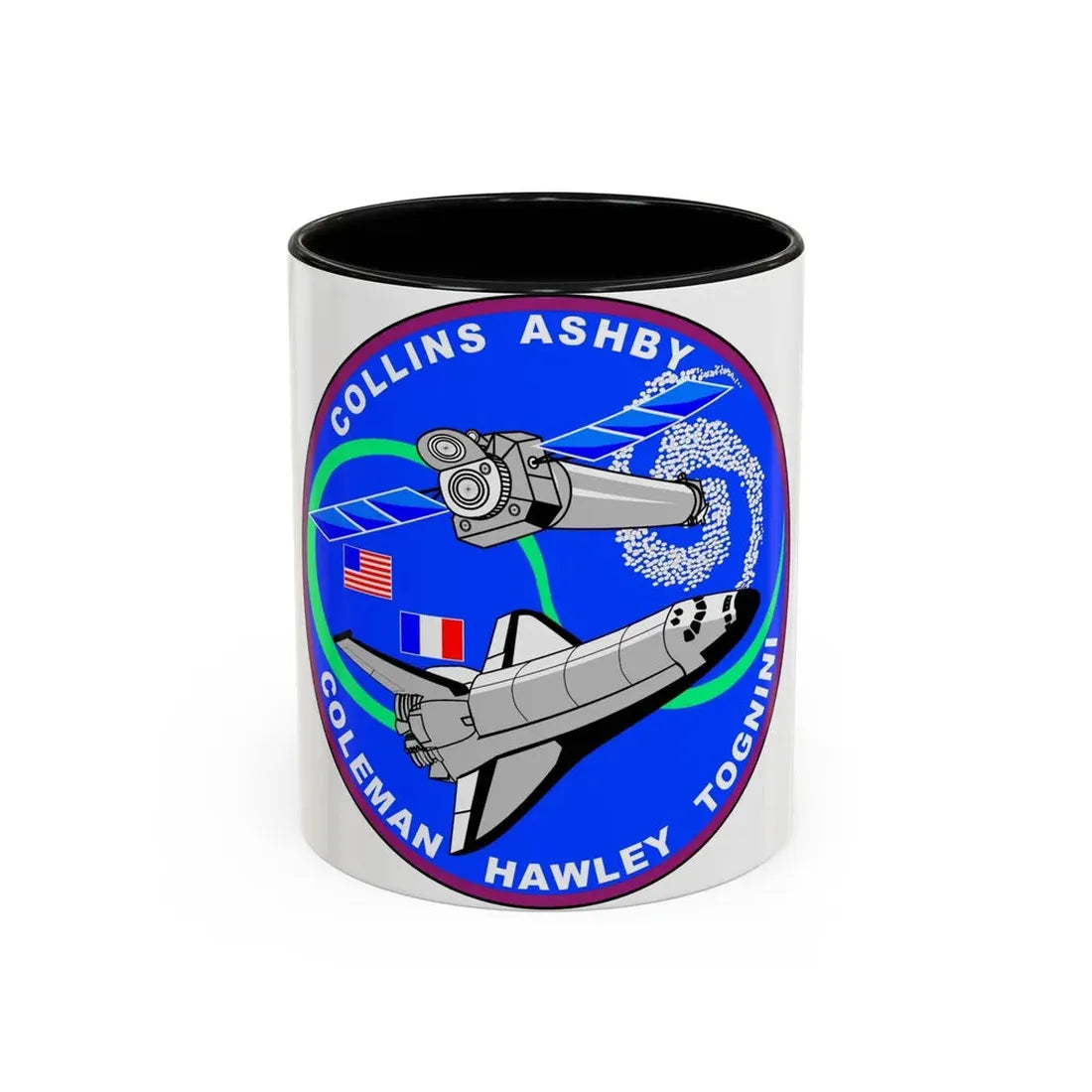 STS 93 (NASA) Accent Coffee Mug 11oz Black - Go Mug Yourself