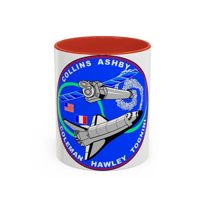 STS 93 (NASA) Accent Coffee Mug 11oz Red - Go Mug Yourself