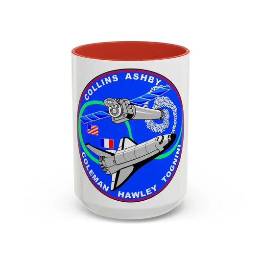 STS 93 (NASA) Accent Coffee Mug 15oz Red - Go Mug Yourself