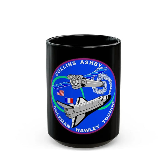 STS 93 (NASA) Black Coffee Mug 15oz - Go Mug Yourself