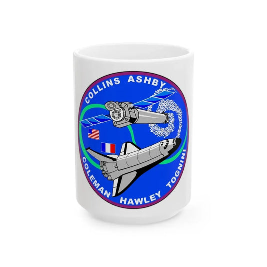 STS 93 (NASA) White Coffee Mug 15oz - Go Mug Yourself