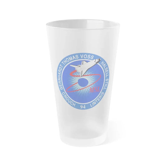 STS 94 (NASA) Frosted Pint Glass 16oz Default Title - Go Mug Yourself