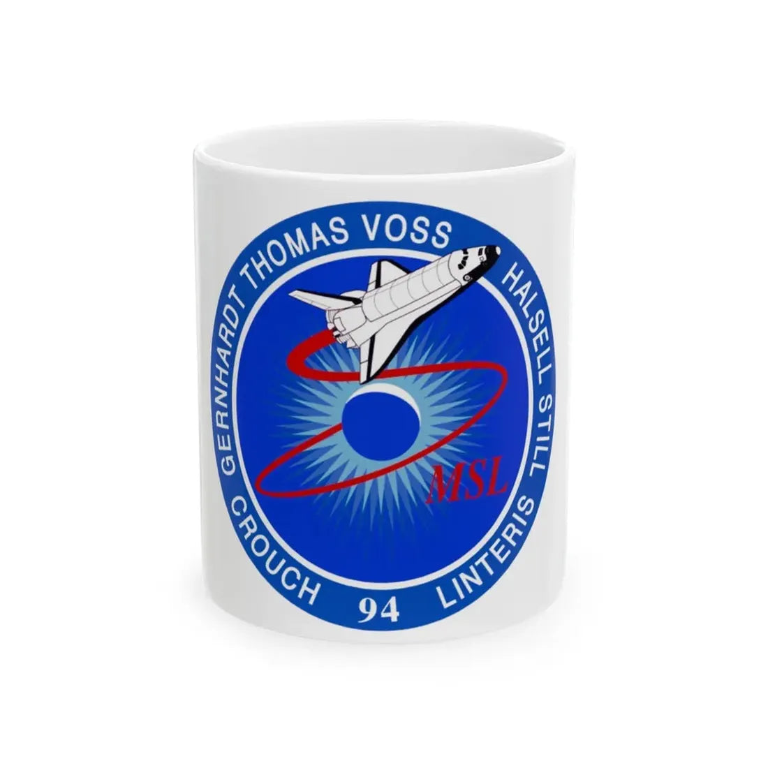 STS 94 (NASA) White Coffee Mug 11oz - Go Mug Yourself