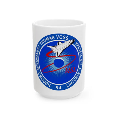 STS 94 (NASA) White Coffee Mug-15oz-Go Mug Yourself