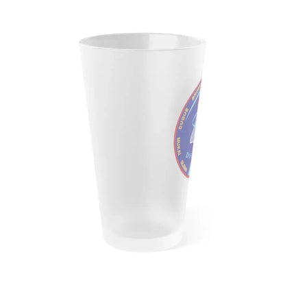 STS 95 (NASA) Frosted Pint Glass 16oz - Go Mug Yourself