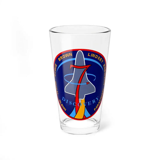 STS 95 (NASA) Pint Glass 16oz 16oz - Go Mug Yourself
