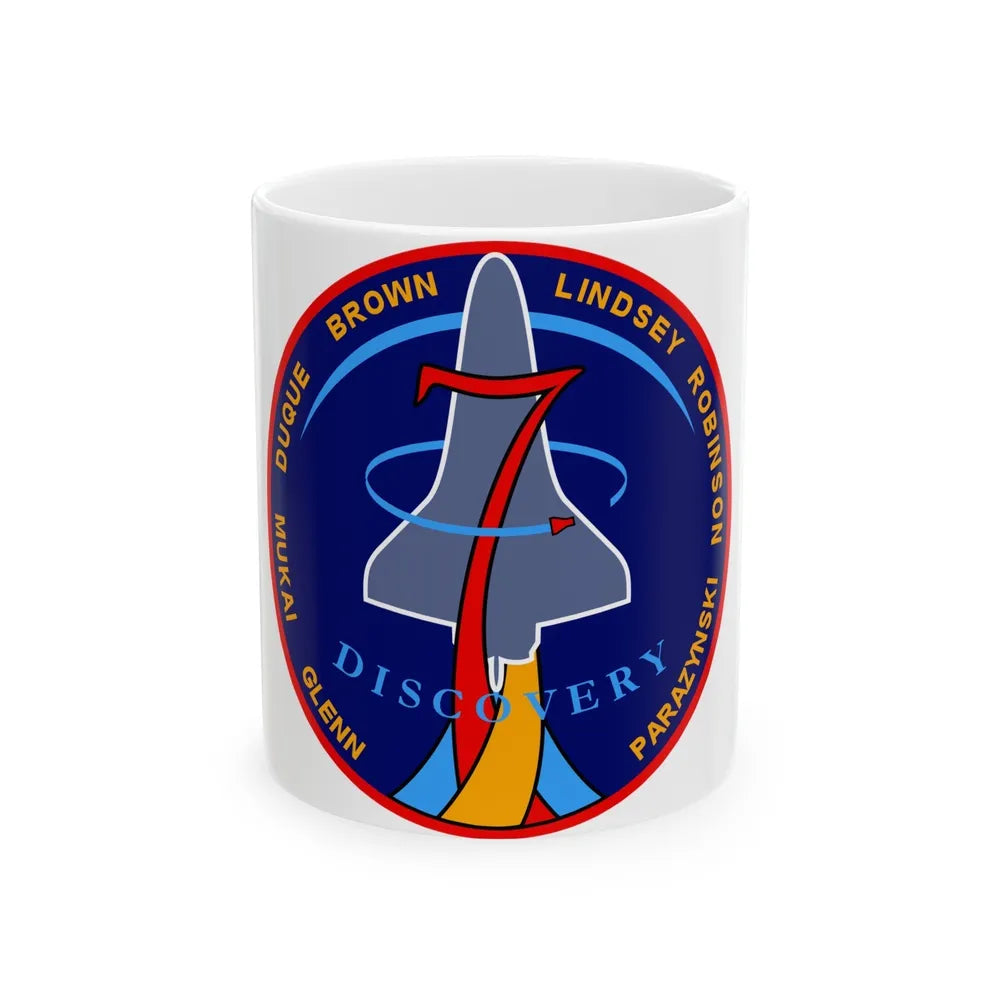 STS 95 (NASA) White Coffee Mug-11oz-Go Mug Yourself