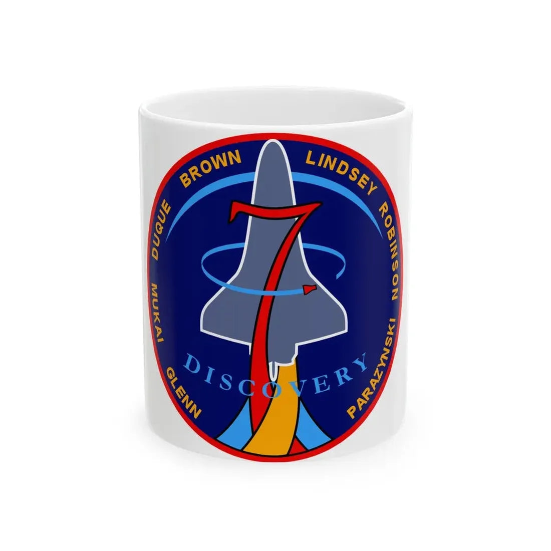 STS 95 (NASA) White Coffee Mug 11oz - Go Mug Yourself