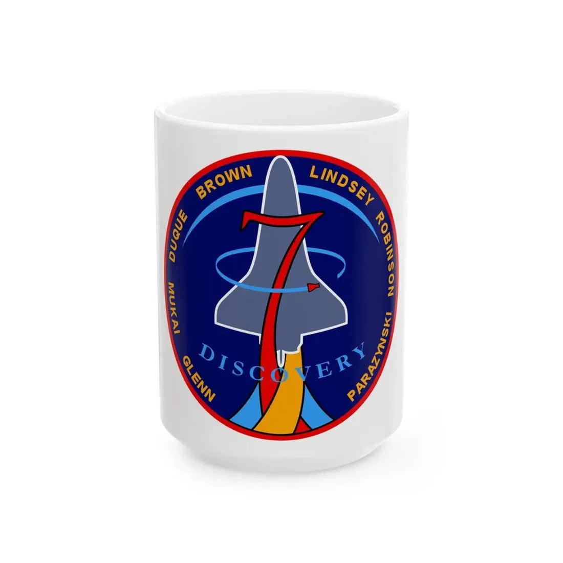 STS 95 (NASA) White Coffee Mug 15oz - Go Mug Yourself