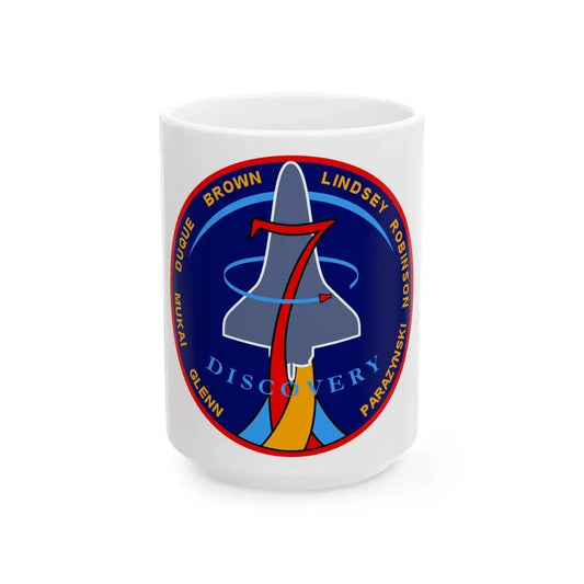 STS 95 (NASA) White Coffee Mug 15oz - Go Mug Yourself