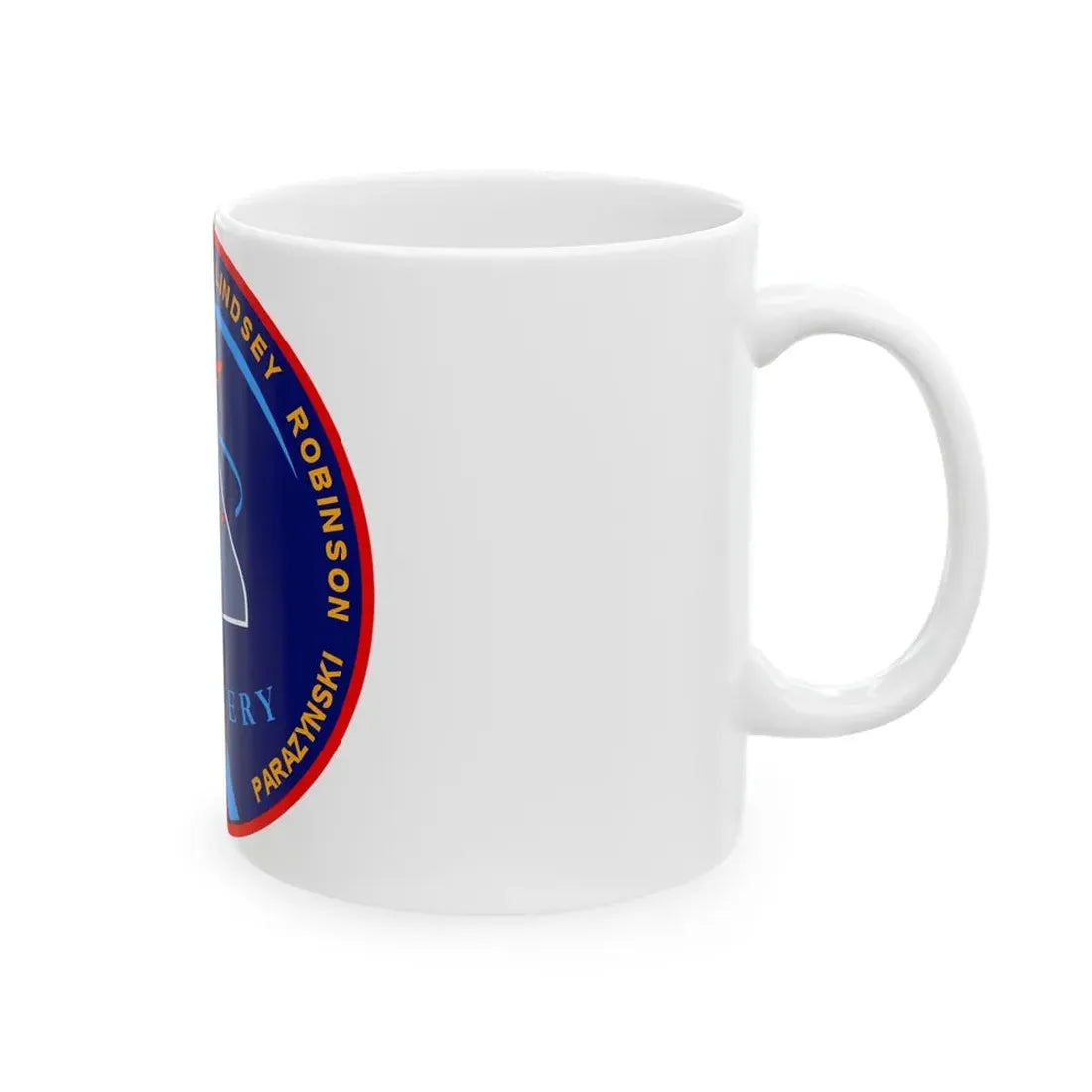 STS 95 (NASA) White Coffee Mug - Go Mug Yourself