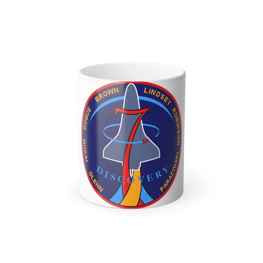 STS 95 Patch NASA - Color Changing Mug 11oz-11oz-Go Mug Yourself