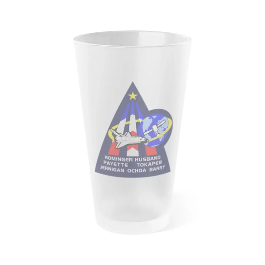 STS 96 (NASA) Frosted Pint Glass 16oz Default Title - Go Mug Yourself