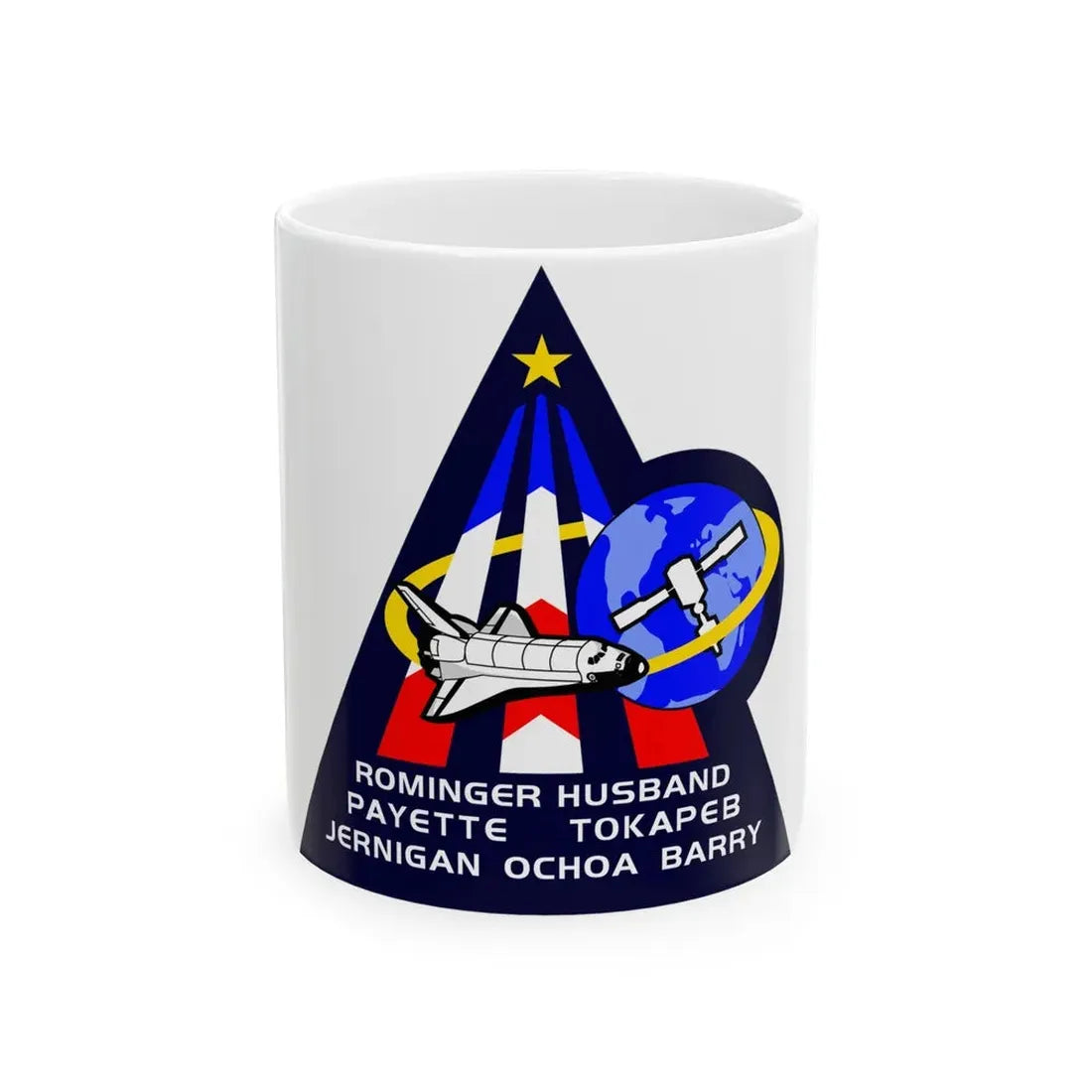 STS 96 (NASA) White Coffee Mug 11oz - Go Mug Yourself
