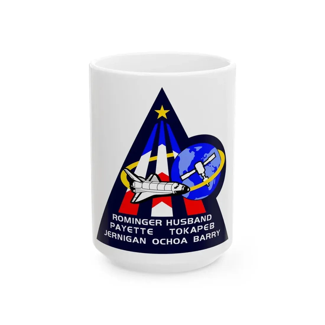 STS 96 (NASA) White Coffee Mug 15oz - Go Mug Yourself