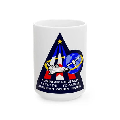 STS 96 (NASA) White Coffee Mug 15oz - Go Mug Yourself
