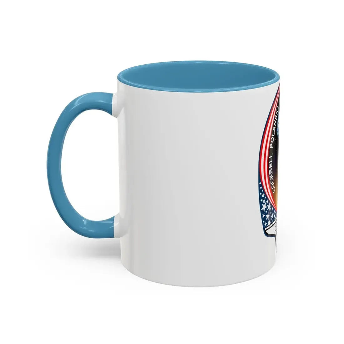 STS 98 (NASA) Accent Coffee Mug - Go Mug Yourself