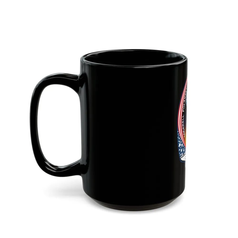 STS 98 (NASA) Black Coffee Mug-Go Mug Yourself