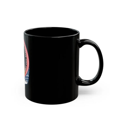 STS 98 (NASA) Black Coffee Mug-Go Mug Yourself