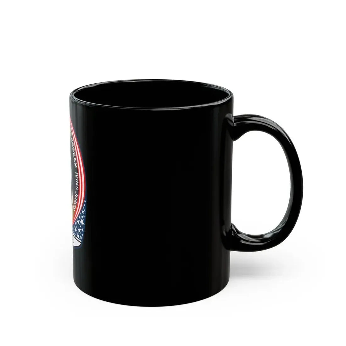 STS 98 (NASA) Black Coffee Mug - Go Mug Yourself