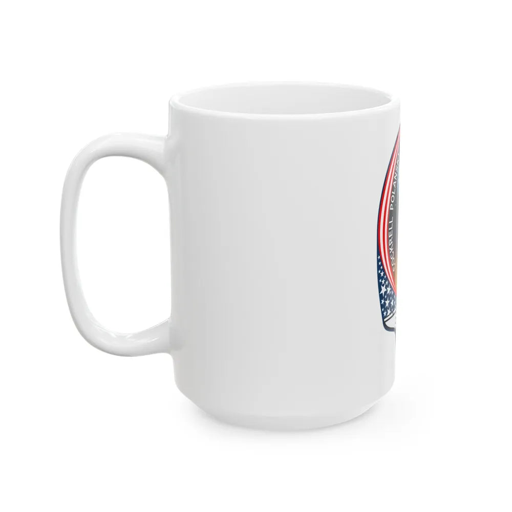 STS 98 (NASA) White Coffee Mug-Go Mug Yourself