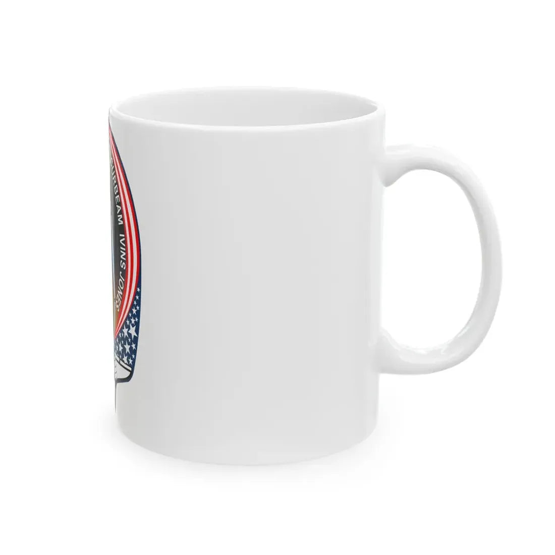 STS 98 (NASA) White Coffee Mug - Go Mug Yourself