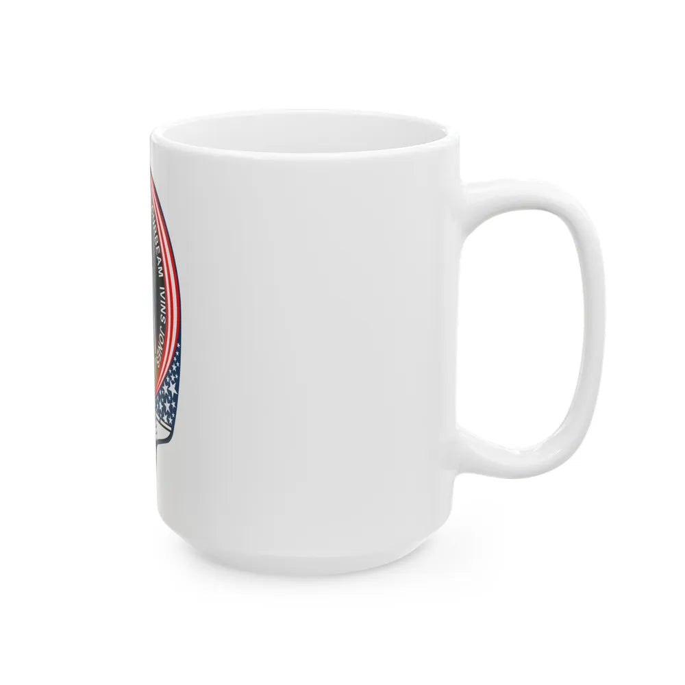 STS 98 (NASA) White Coffee Mug-Go Mug Yourself